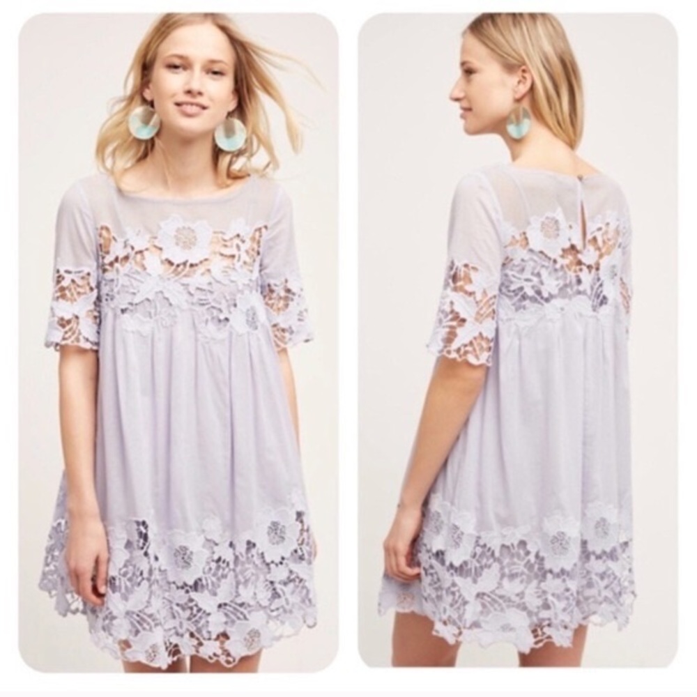 Anthropologie Holding Horses Magnolia Lilac Dress